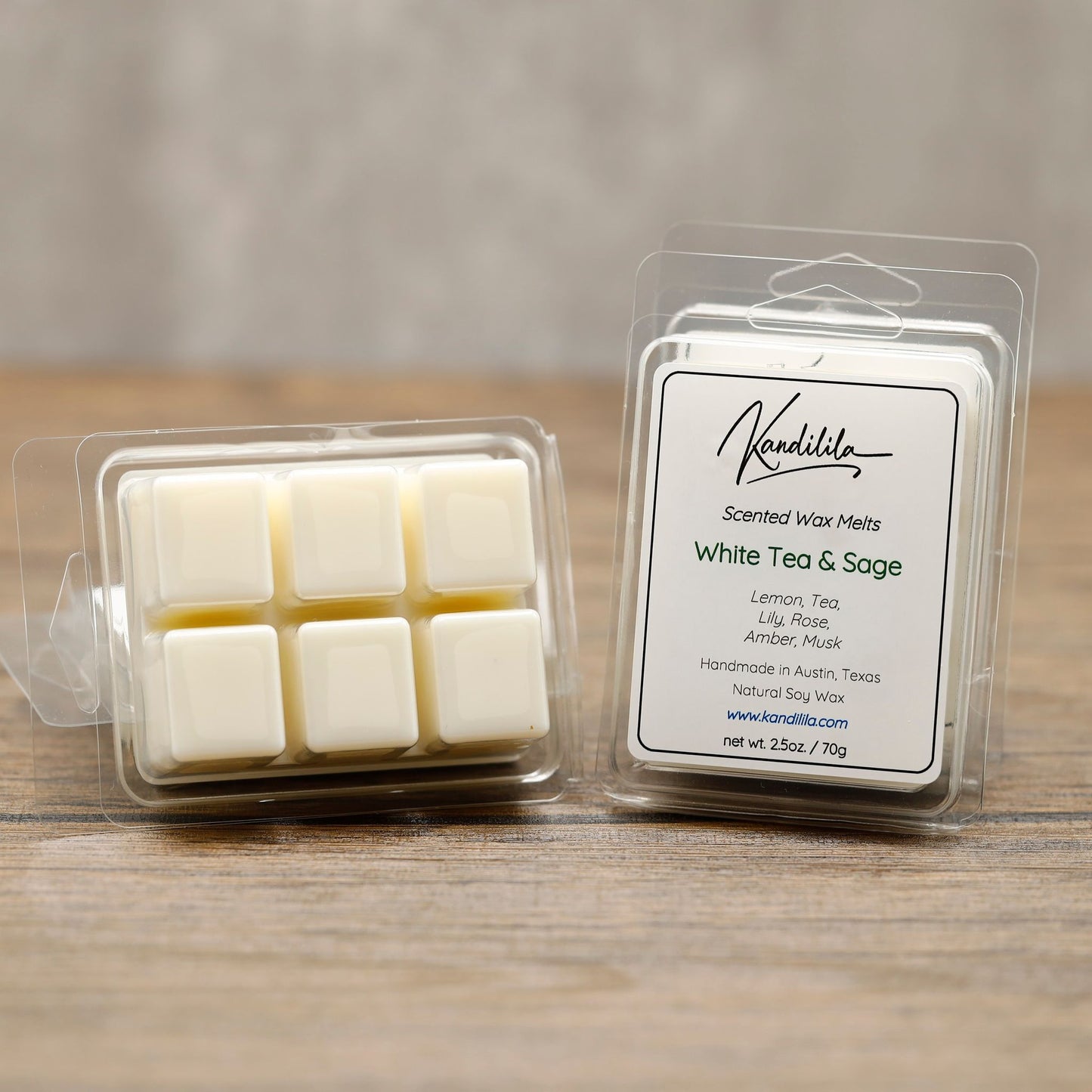 White Tea & Sage - 2.5oz wax melts